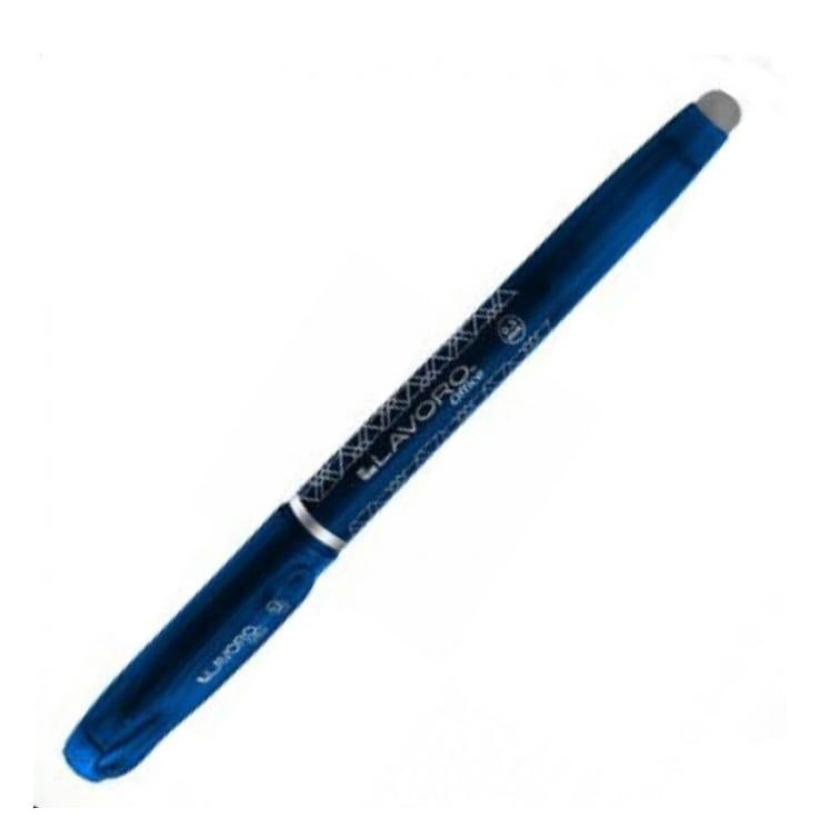 lapiz pasta azul borrable