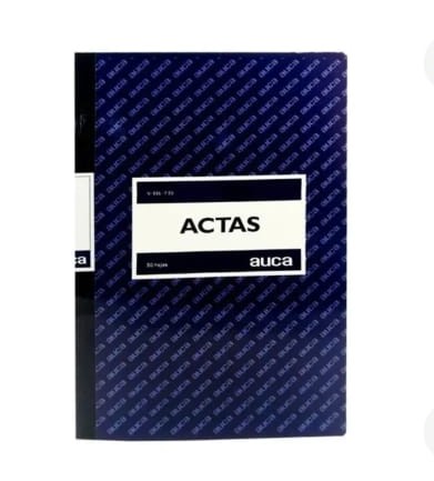 libro acta 50 hojas