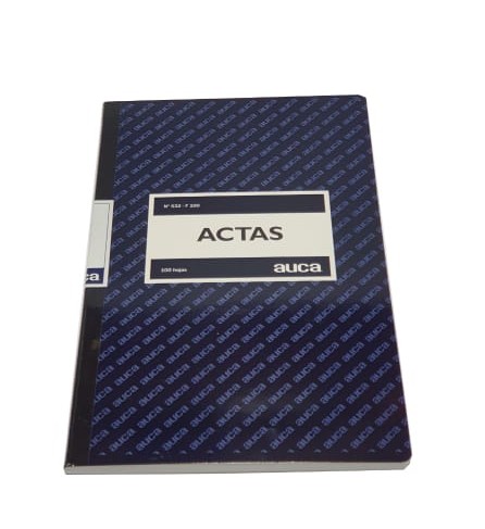 libro acta 50 hojas