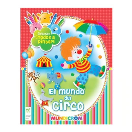 el mundo del circo libro para colorear