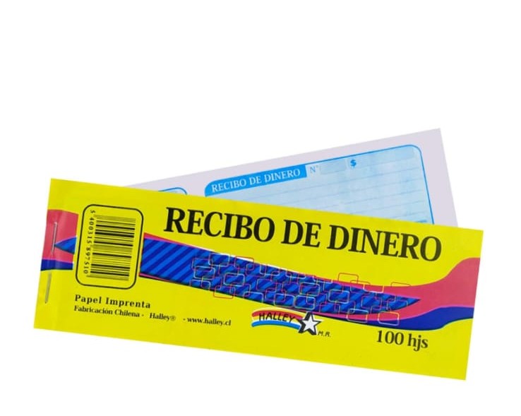 vale recibo de dinero